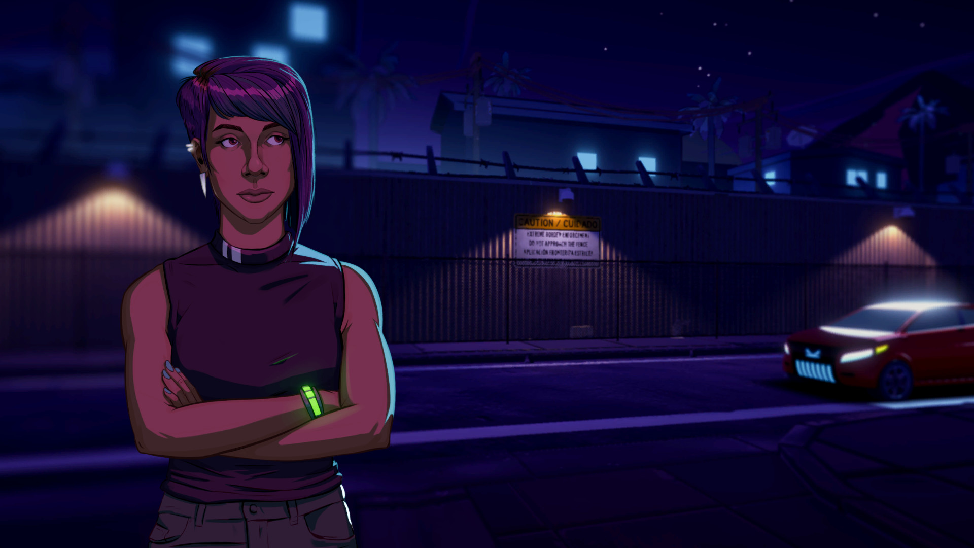 霓虹下的出租车/Neo Cab