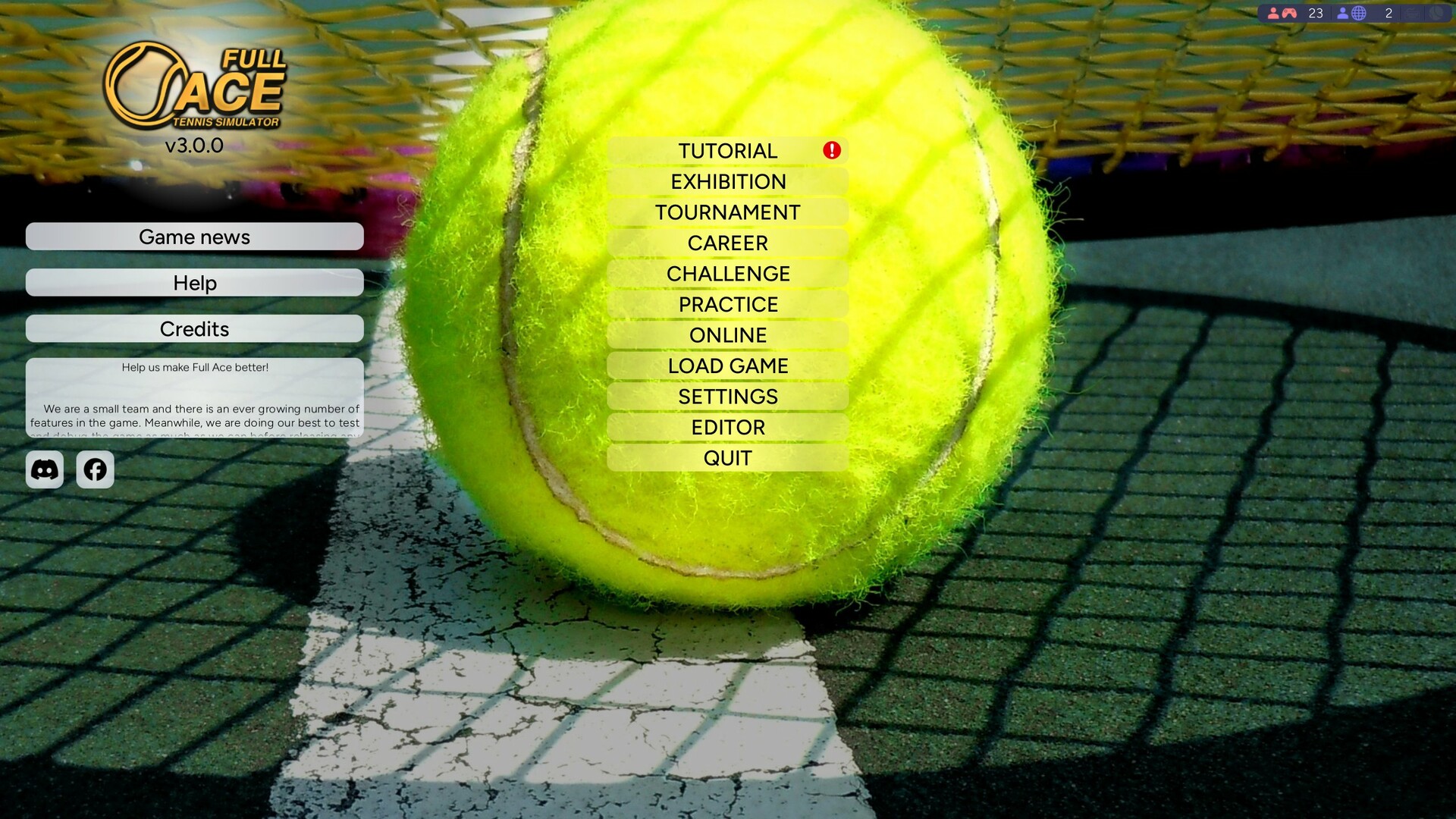 全王牌网球模拟器/Full Ace Tennis Simulator