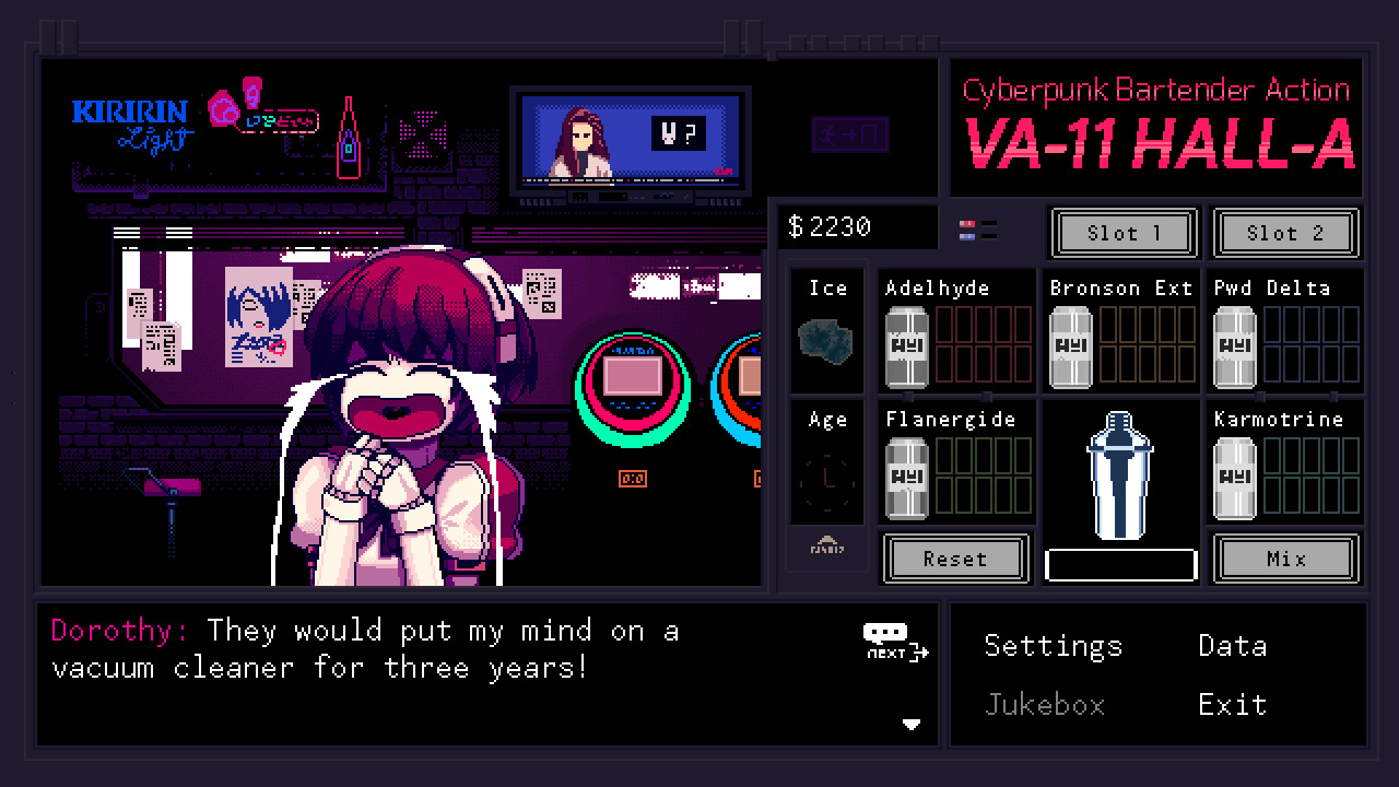VA-11 HALL-A：赛博朋克酒保行动/VA-11 Hall-A: Cyberpunk Bartender Action