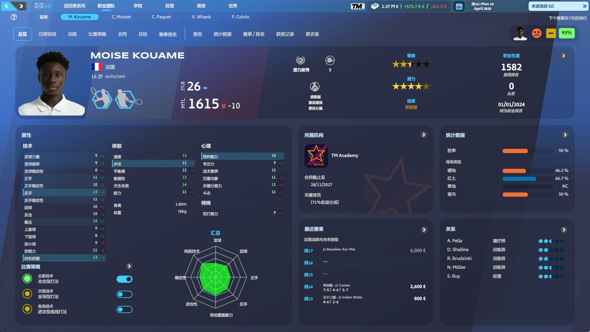 网球经理25/Tennis Manager 25