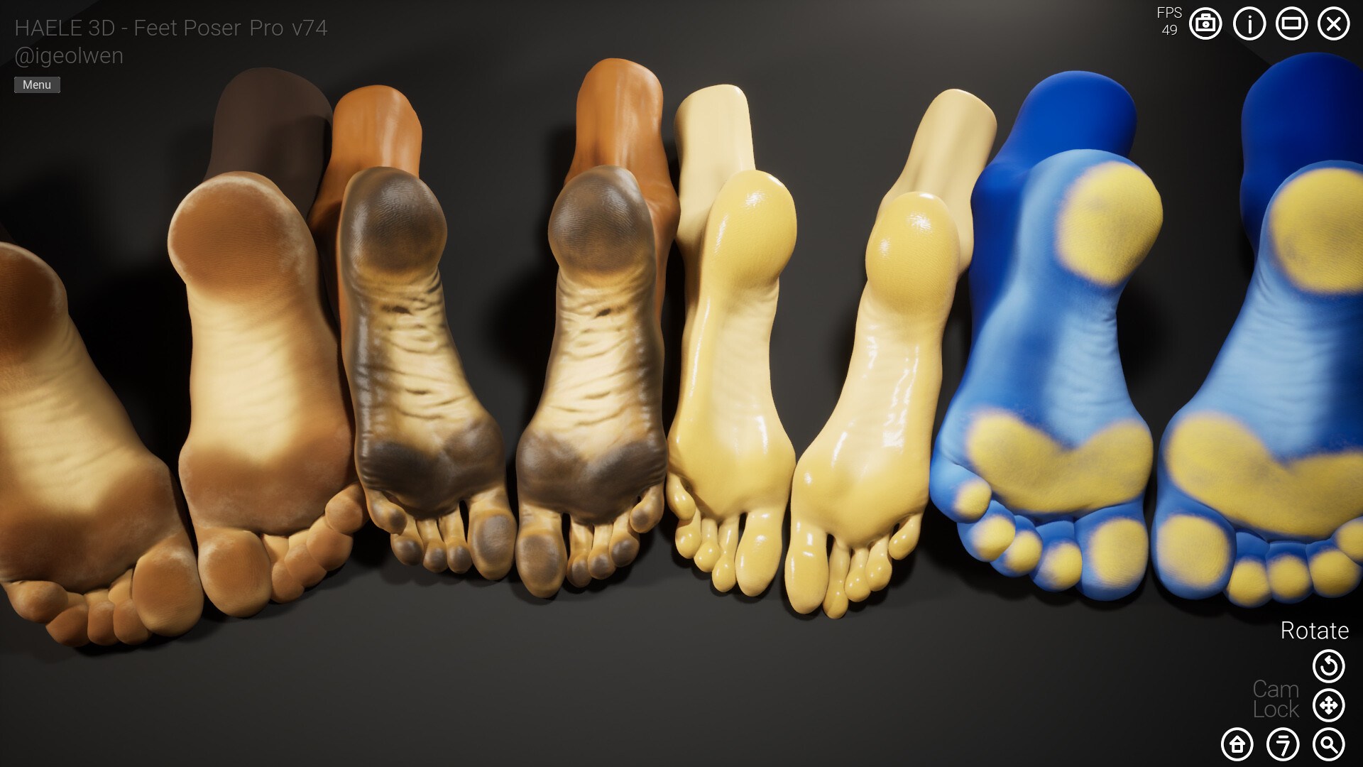 足部造型模拟器 - 专业版/HAELE 3D - Feet Poser Pro