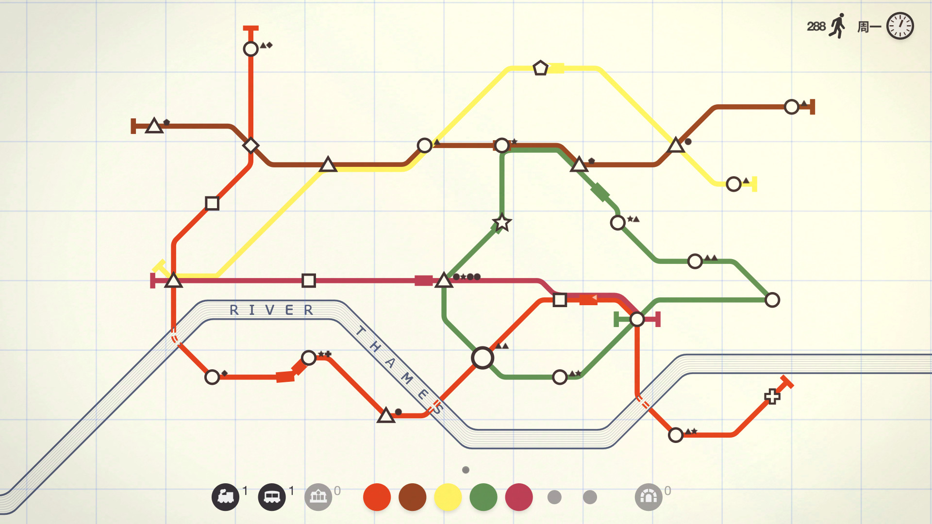 迷你地铁/迷你都市/模拟地铁/Mini Metro