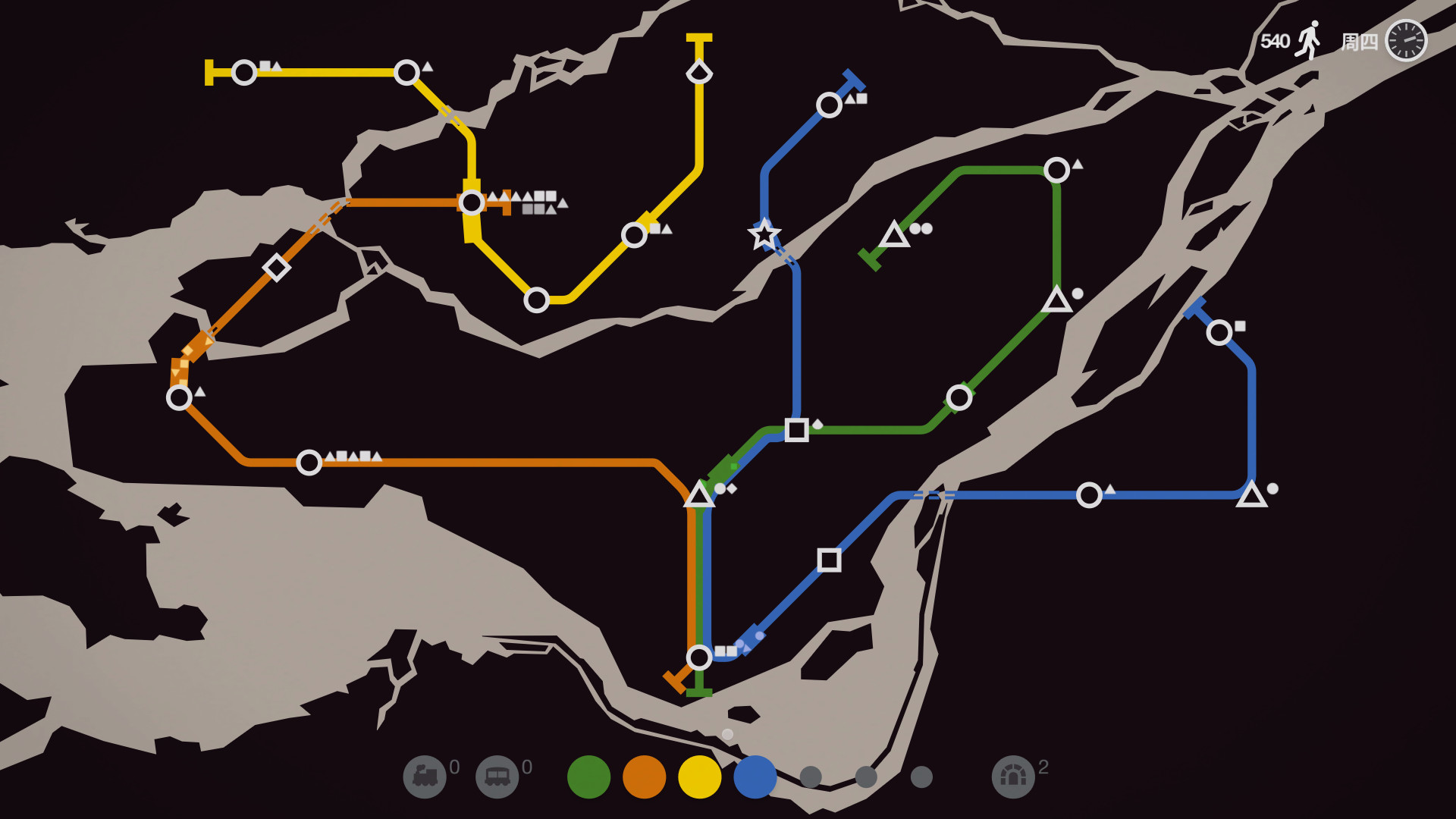 迷你地铁/迷你都市/模拟地铁/Mini Metro
