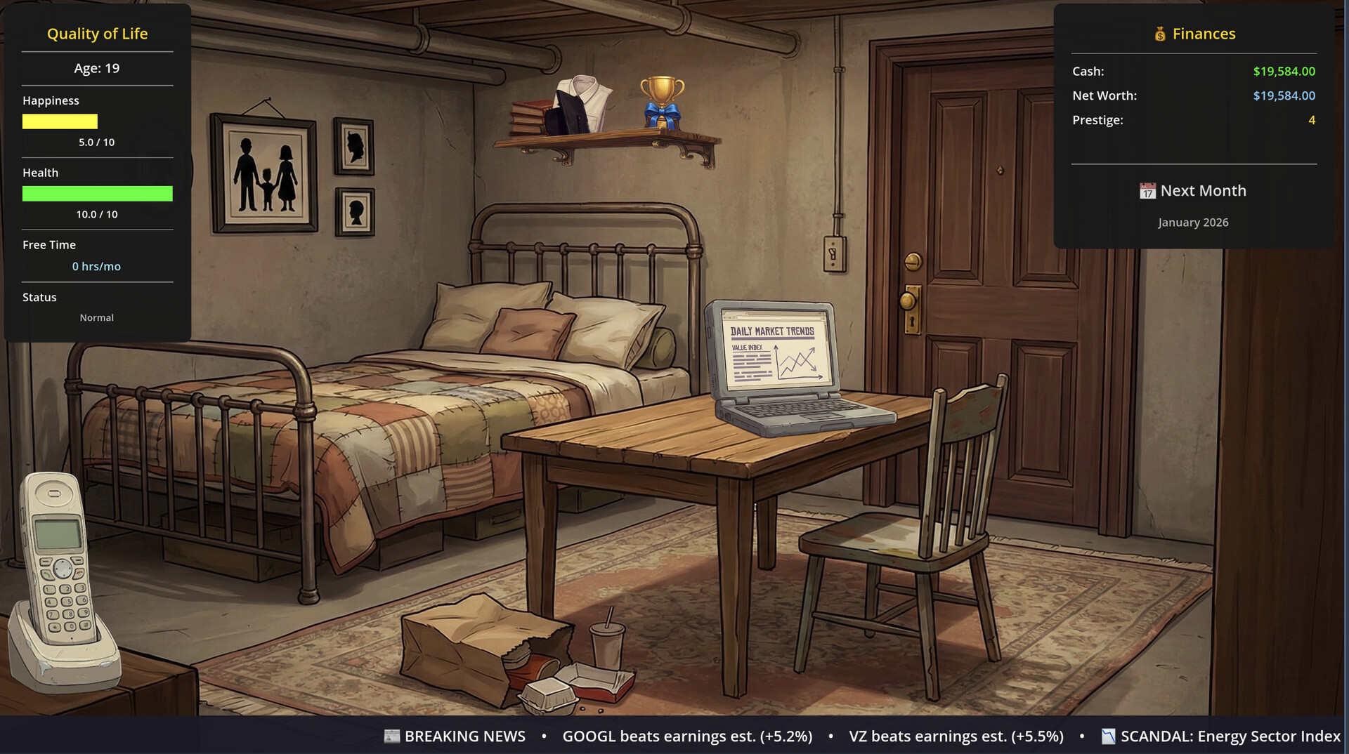 自力更生：投资人生模拟器/SELF MADE: Investment Life Sim