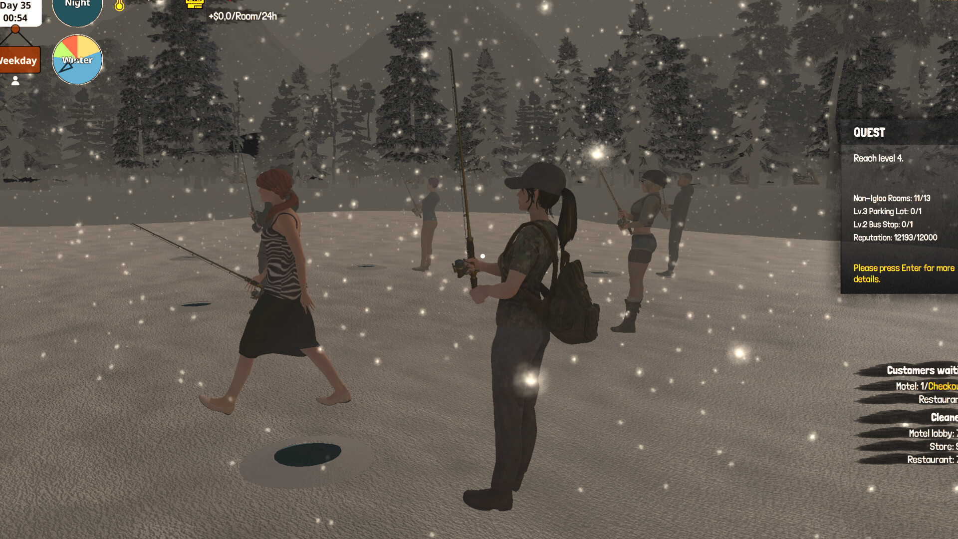 北极汽车旅馆模拟器/Arctic Motel Simulator