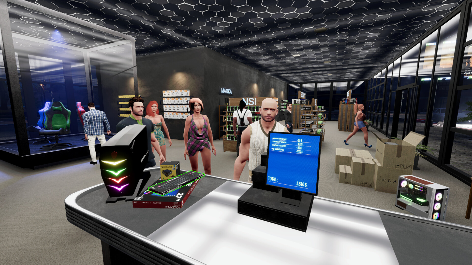 科技商店模拟/Tech Market Simulator