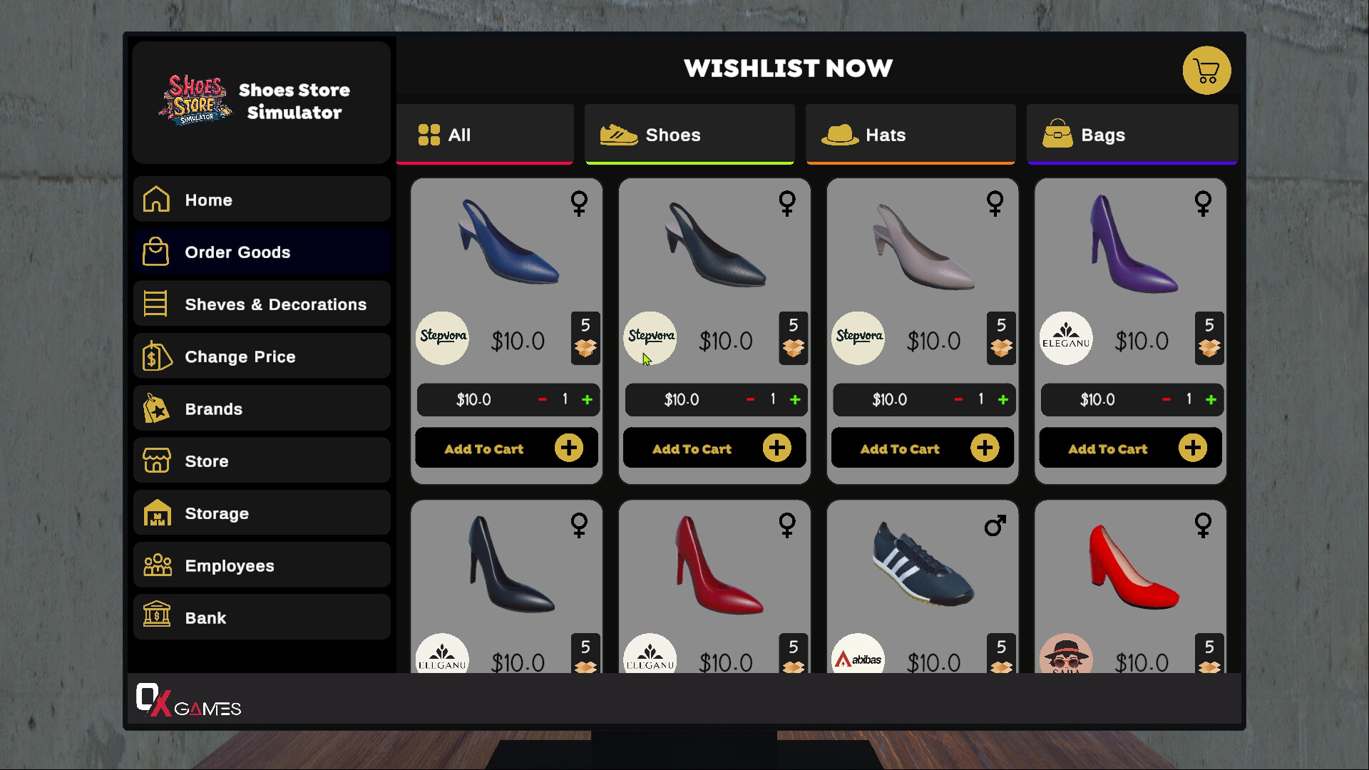 鞋店模拟器/Shoes Store Simulator