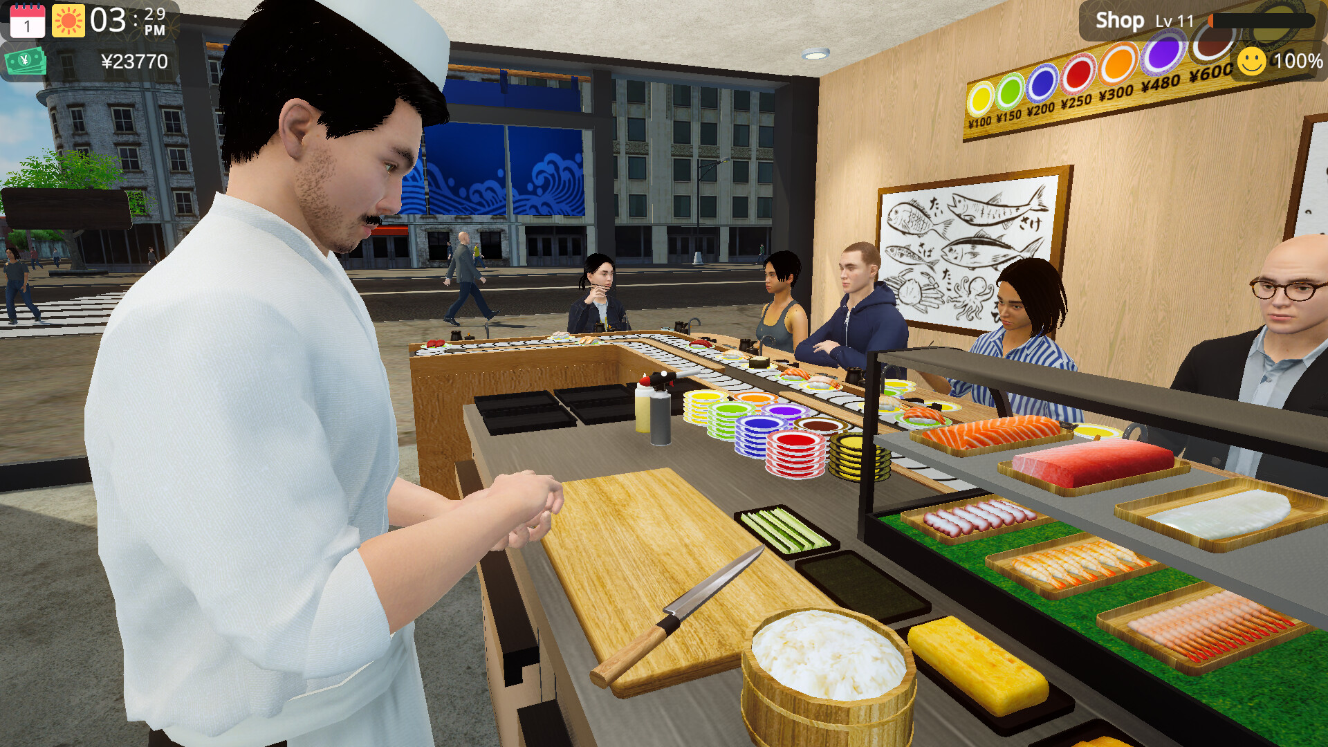 回转寿司模拟器/Conveyor Belt Sushi Simulator