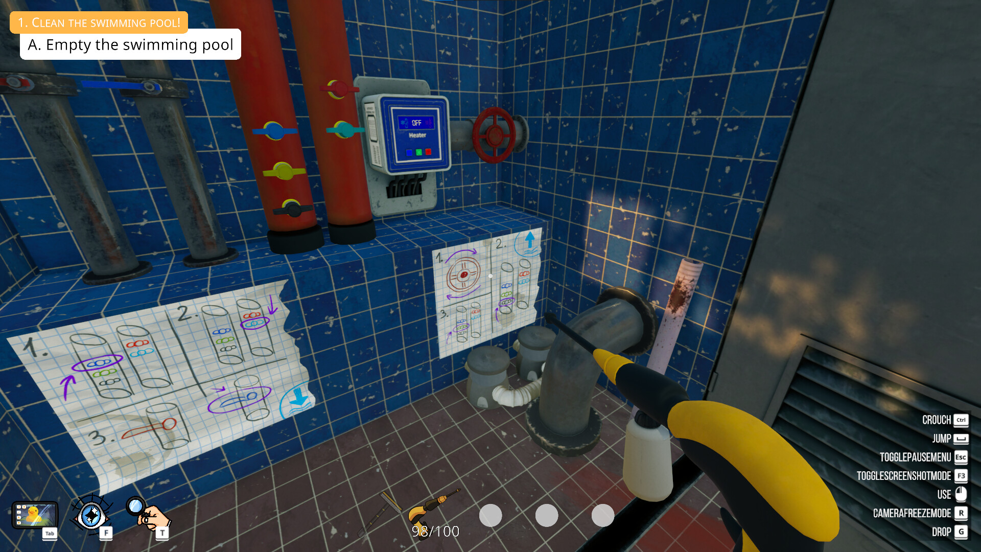 泳池清洁模拟器/Pool Cleaning Simulator