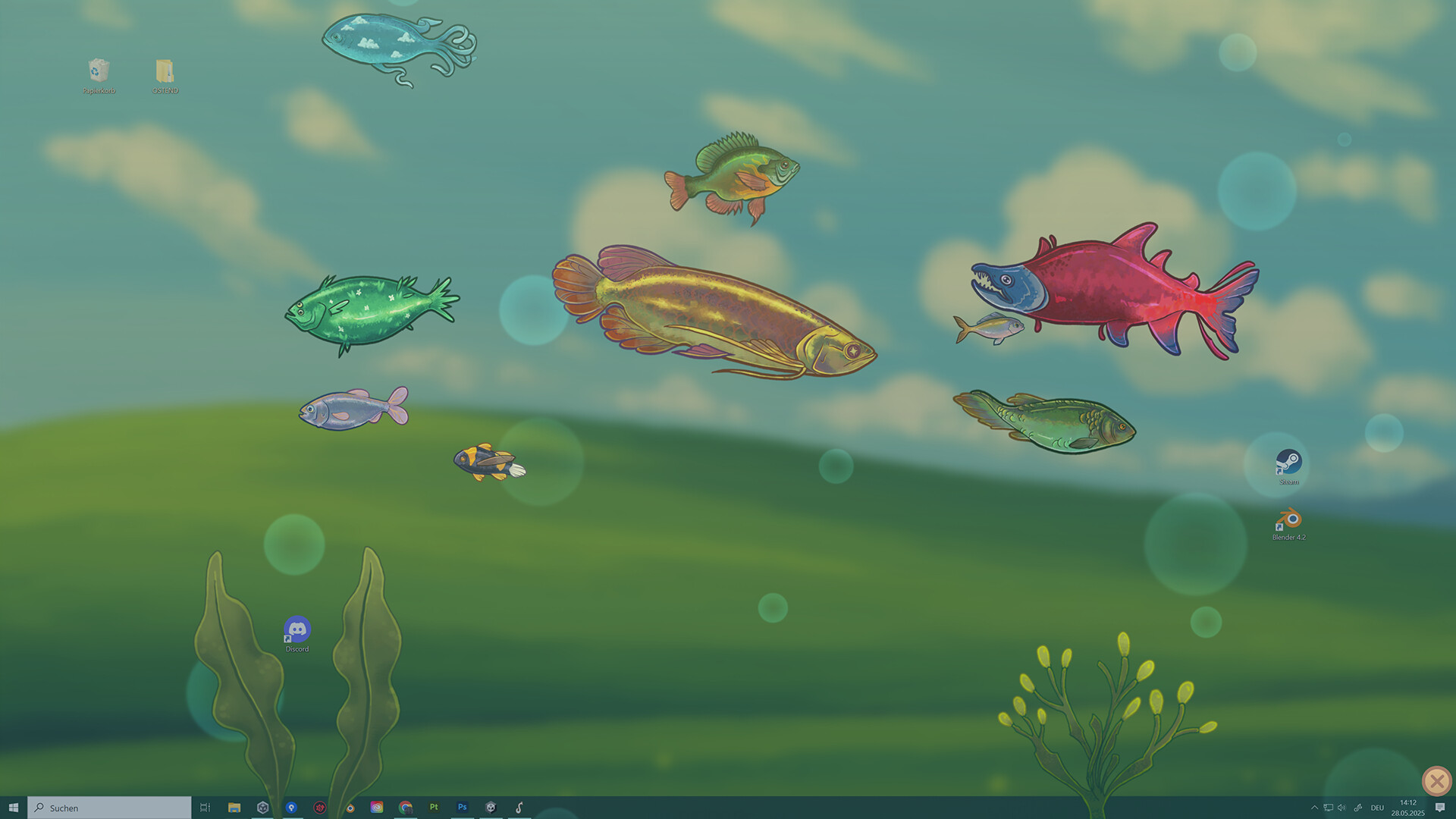 桌面垂钓/Desktop Fishing