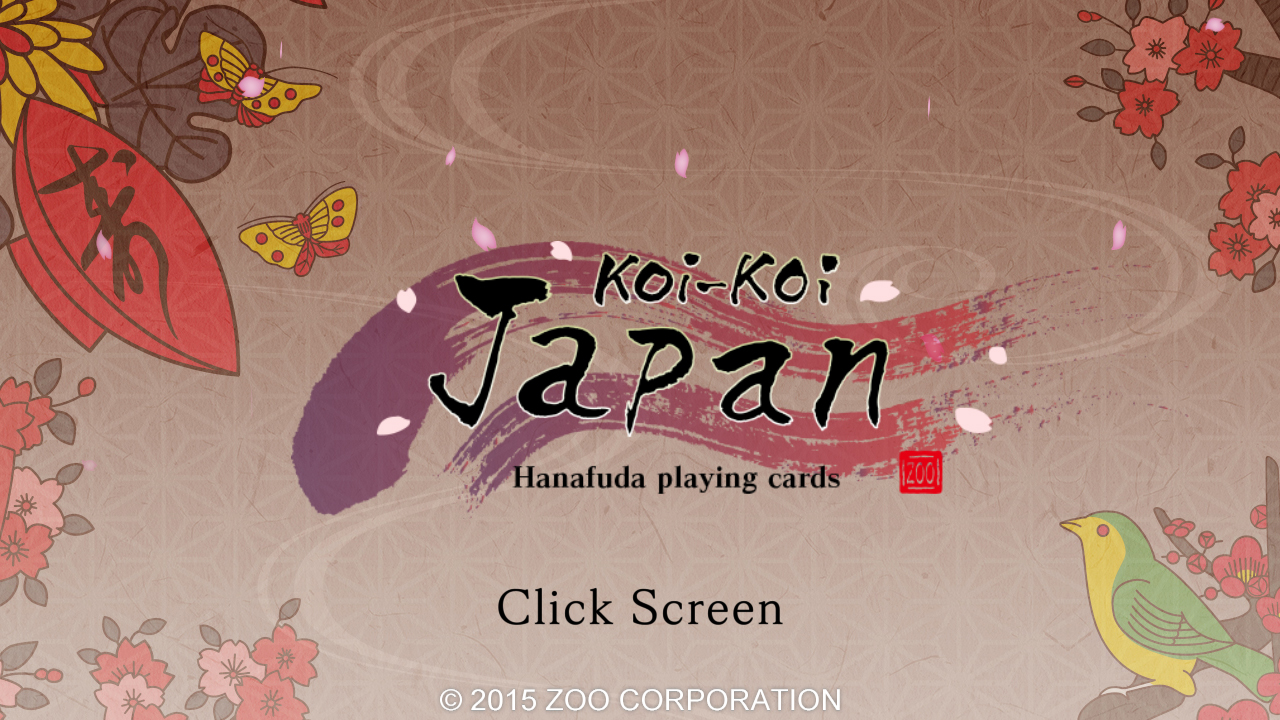 花牌/日本花札纸牌/Koi-Koi Japan [Hanafuda playing cards]