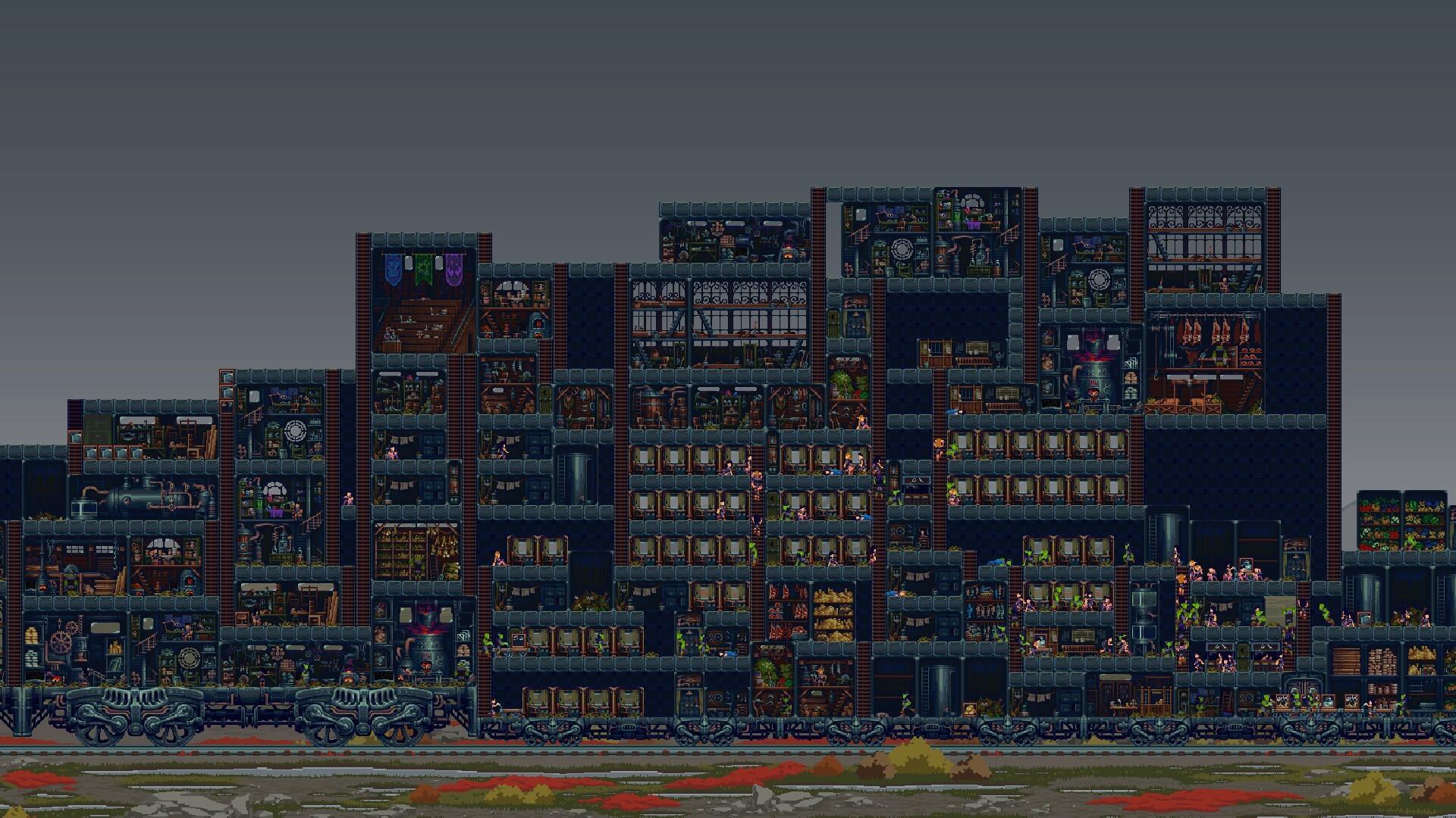 钢铁动脉:铁路城市建造者/Steel Artery: Train City Builder
