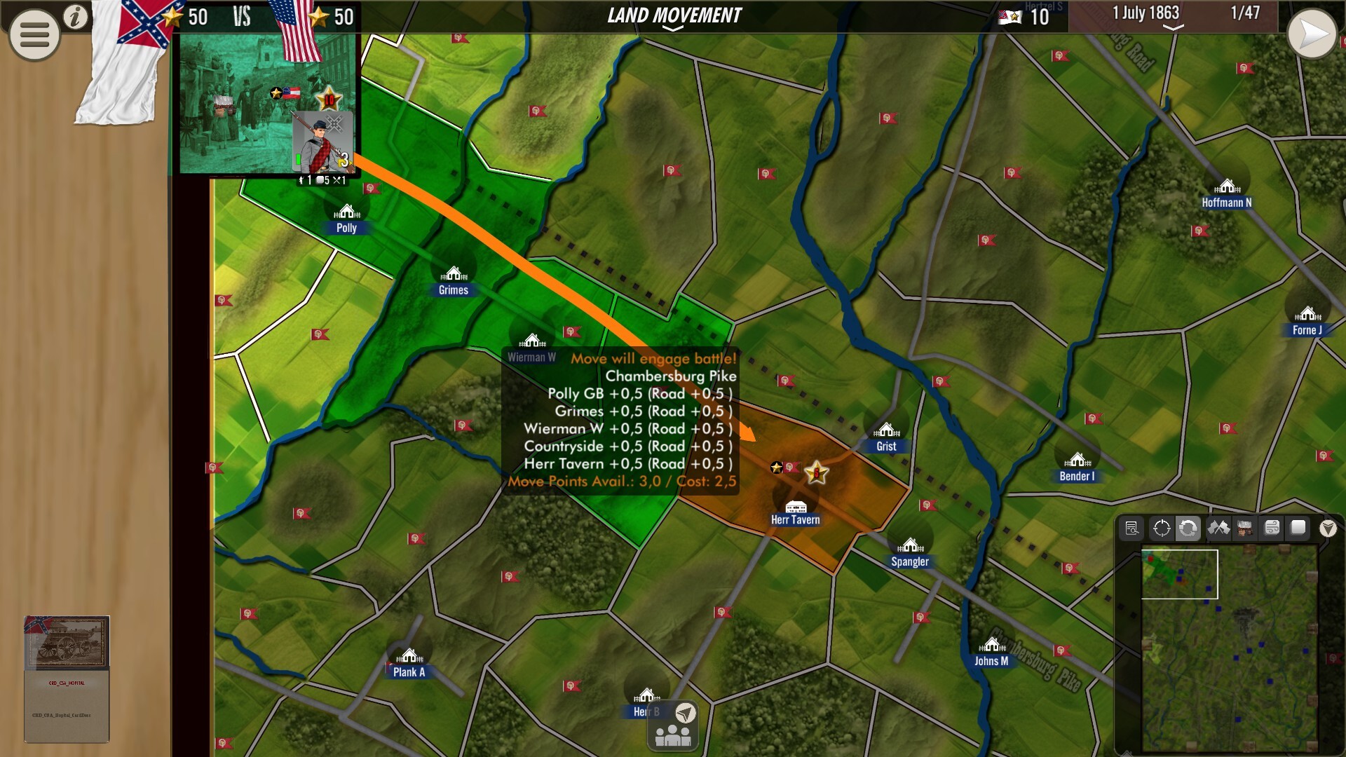 SGS 葛底斯堡战役/SGS Battle for: Gettysburg