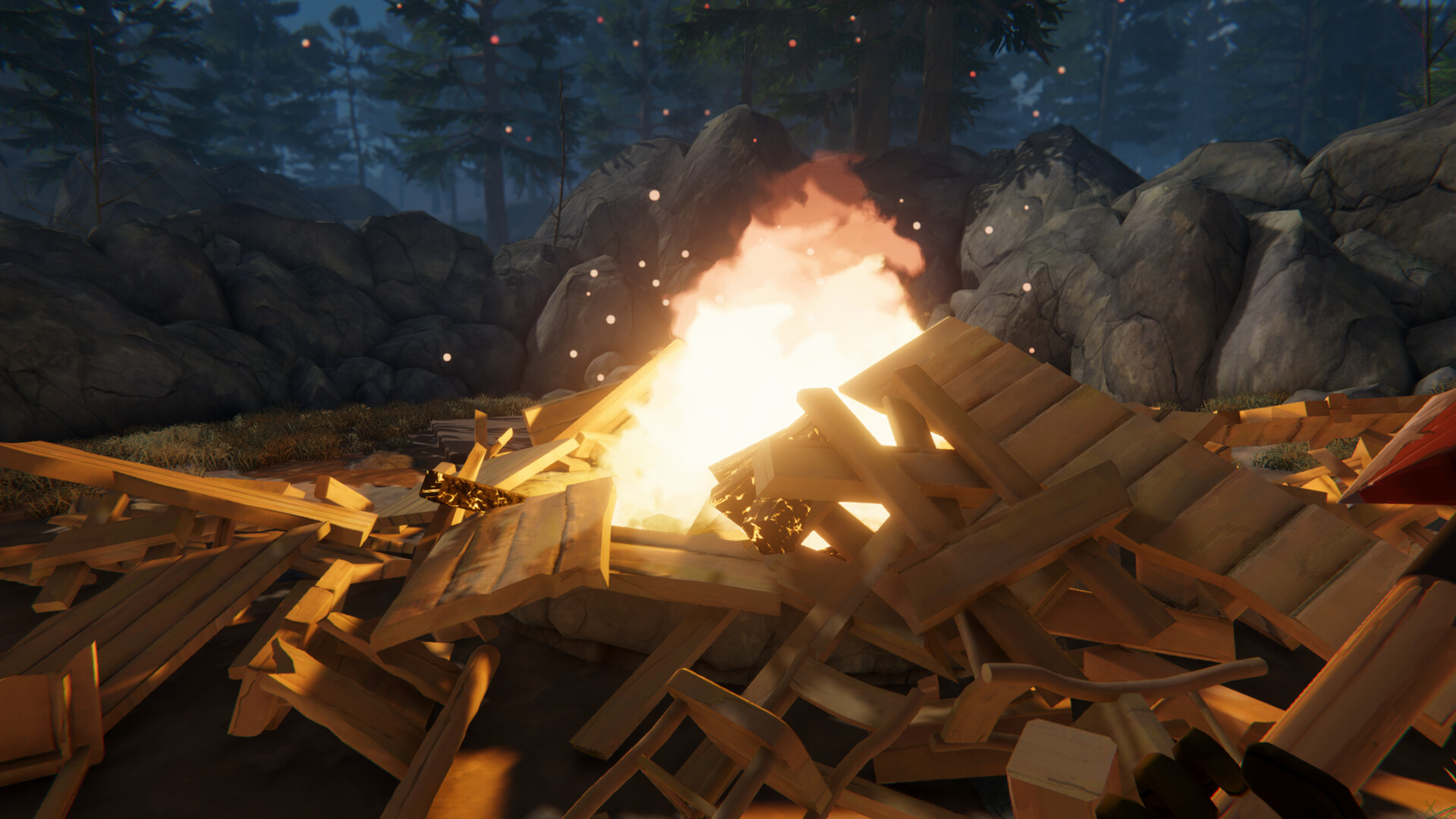 火坑:把东西扔进火里/Fire Pit: Throw Things Into The Fire