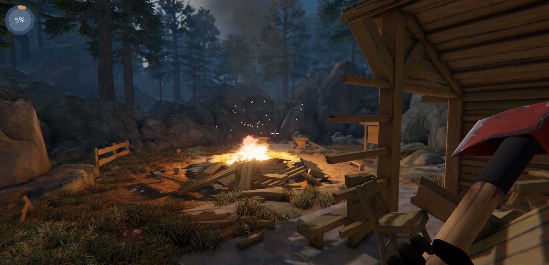 火坑:把东西扔进火里/Fire Pit: Throw Things Into The Fire