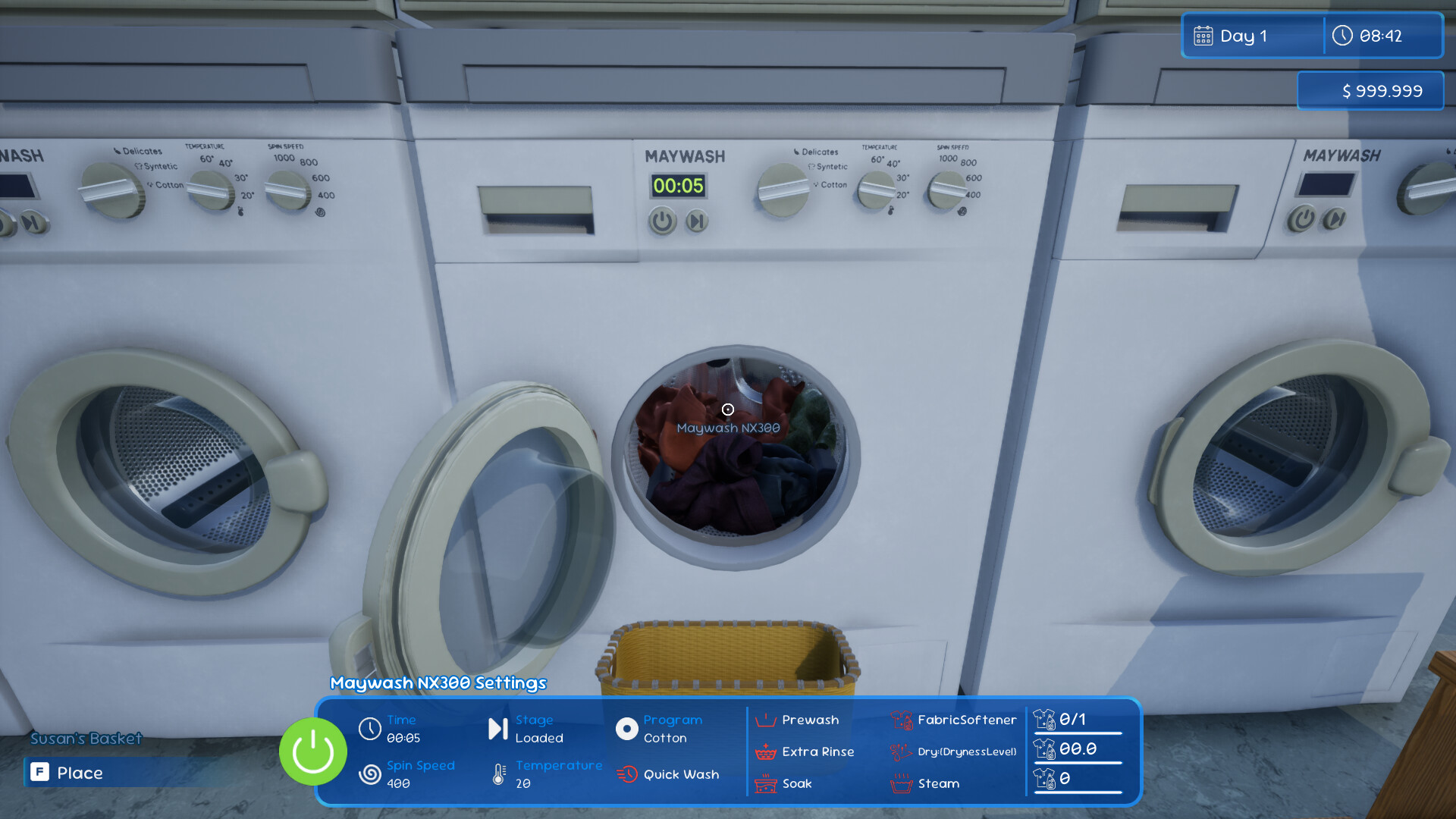 洗衣店经理模拟器/Laundromat Manager Simulator